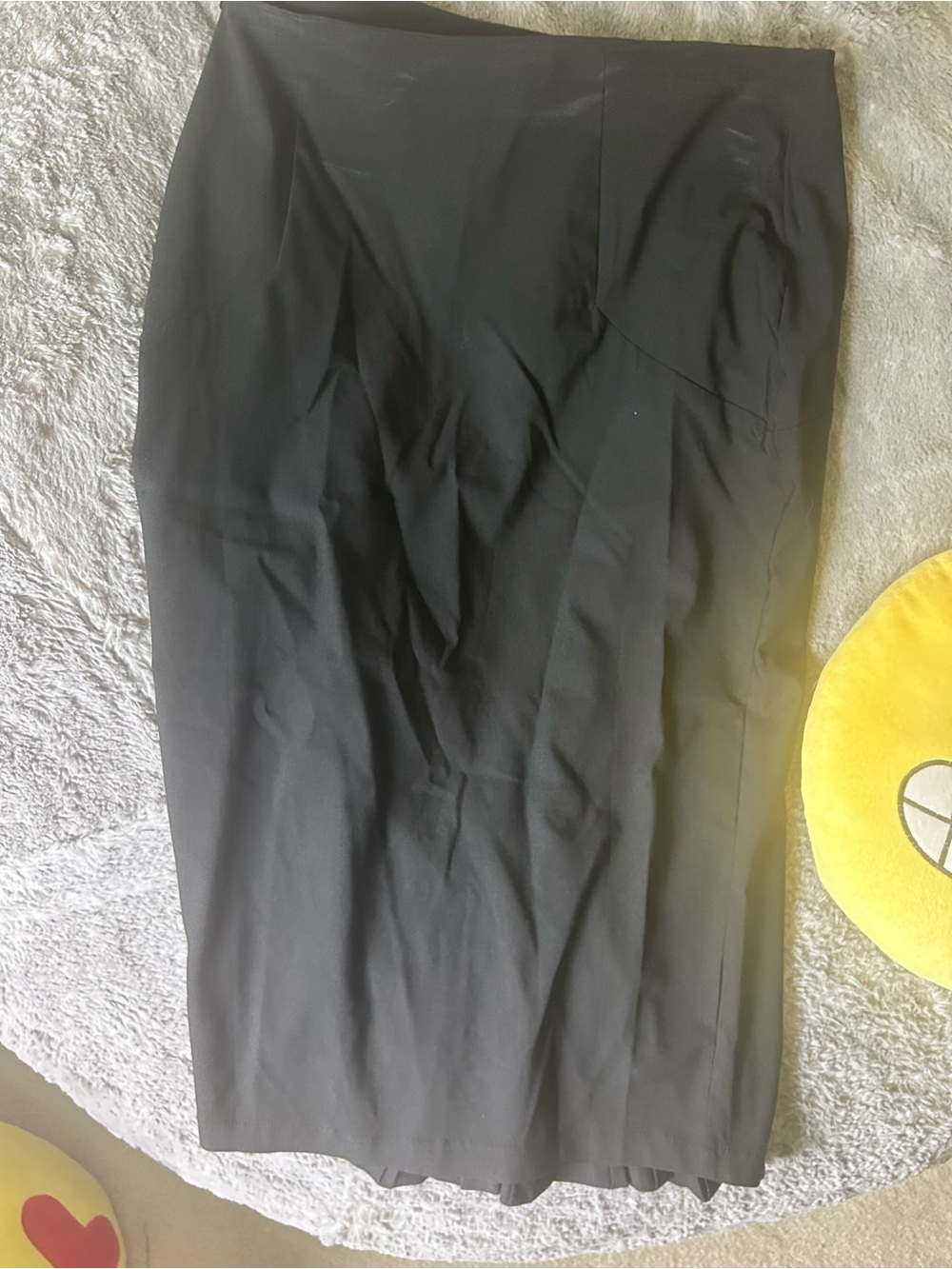Unique Vintage Black Pencil Skirt